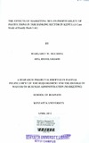 Dissertation promotional mix